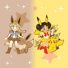 Load image into Gallery viewer, Sailor Pikachu - Eeveelution Sailor Scouts Enamel Pin