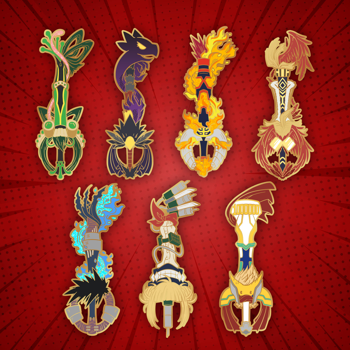 Tsuyu Keyblade - My Hero Academia Keyblade Enamel Pin – Shinnoyume