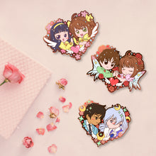 Load image into Gallery viewer, Sakura x Syaoran Pin - Card Captor Sakura Love Collection