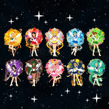 Load image into Gallery viewer, Eternal Neptune - Eternal Sailor Moon Full Body Enamel Pin