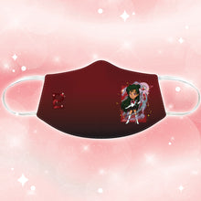 Load image into Gallery viewer, Sailor Pluto - Sailor Moon Fabric Face Mask
