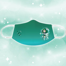 Load image into Gallery viewer, Sailor Neptune - Sailor Moon Fabric Face Mask