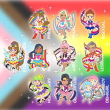 Load image into Gallery viewer, Sailor Non Binary - Sailor LGBTQ+ Enamel Pin Set