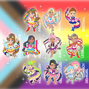 Sailor Lesbian - Sailor LGBTQ+ Enamel Pin Set