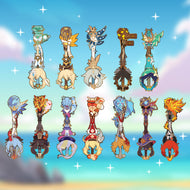 Genshin Impact Keyblade Pin Collection Full Set Discount