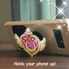 Load image into Gallery viewer, Mars Crystal - Sailor Moon Brooch Phone Grip