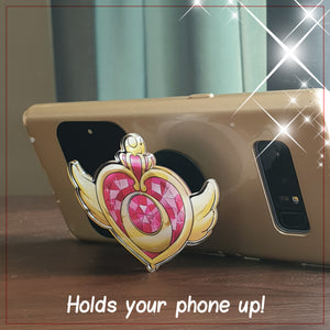 Uranus Crystal - Sailor Moon Brooch Phone Grip