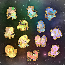 Load image into Gallery viewer, Pisces - Starry Zodiac Enamal Pin