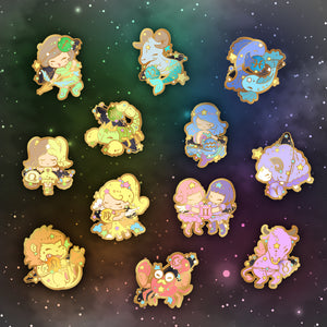 Gemini - Starry Zodiac Enamal Pin